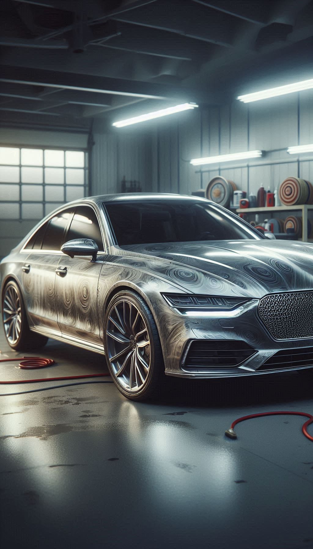 Polissage carrosserie - avant